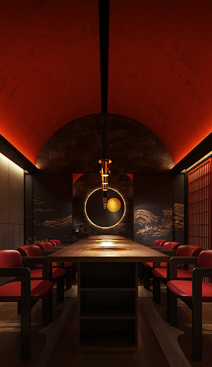 Restaurant Design<br>谷牛和牛烧肉