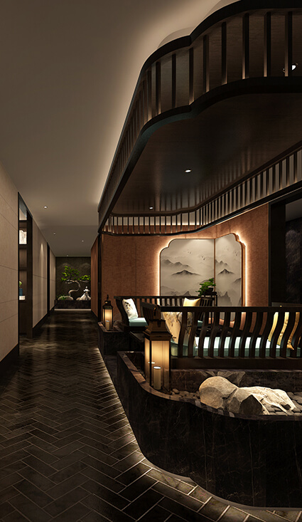 Foot bath spa Design<br>璞润足浴会所